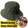 Waterproof Bucket Hat Storage Bag Panama Cap Summer Fishing Cap Camping Hiking