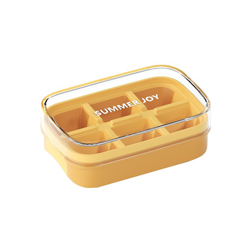 Форма для льда с 6 сетками и крышкой. Мини-форма для кубиков льда. Легкосъемная форма для льда со съемной крышкой. Форма для приготовления льда. Форма для льда своими руками.