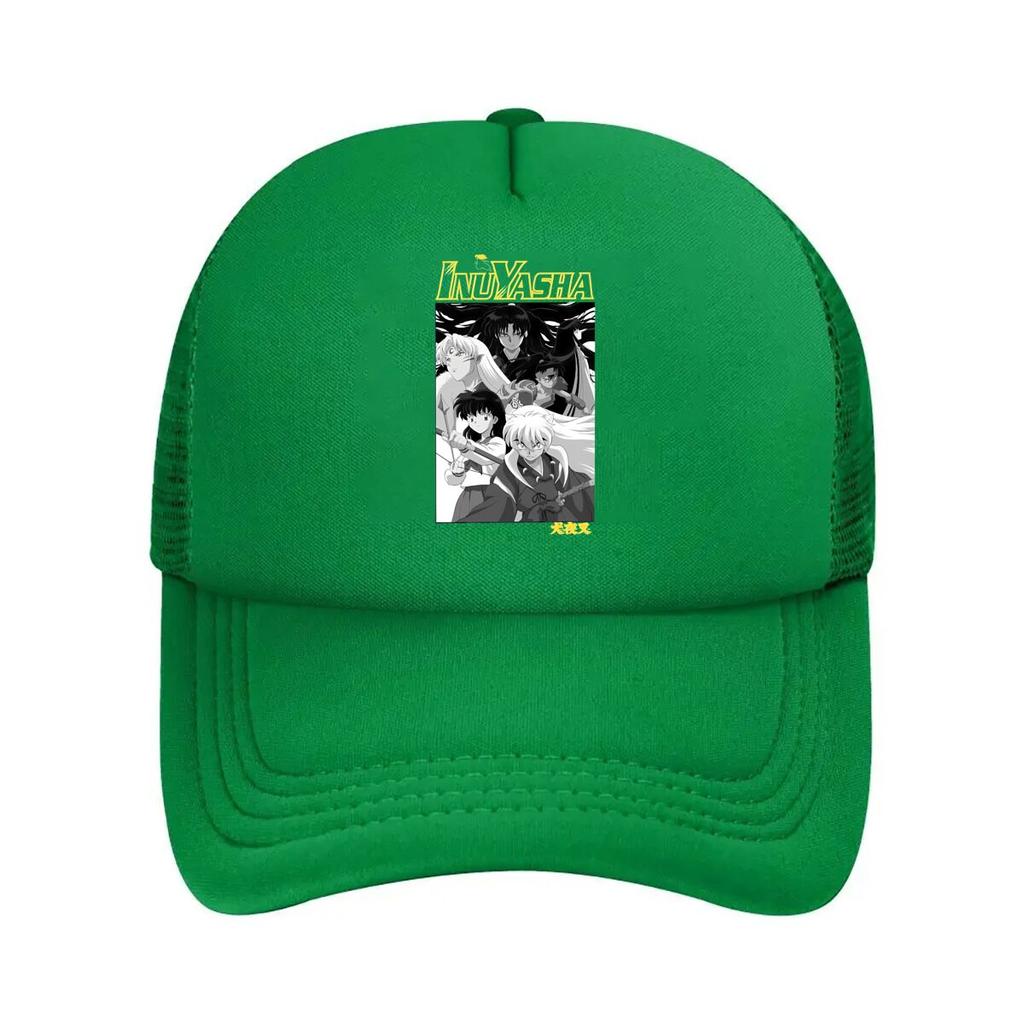 Inuyasha Anime Group Mesh Baseball Cap Fashion Hats Breathable Casual Casquette Outdoor For Unisexs And Womens