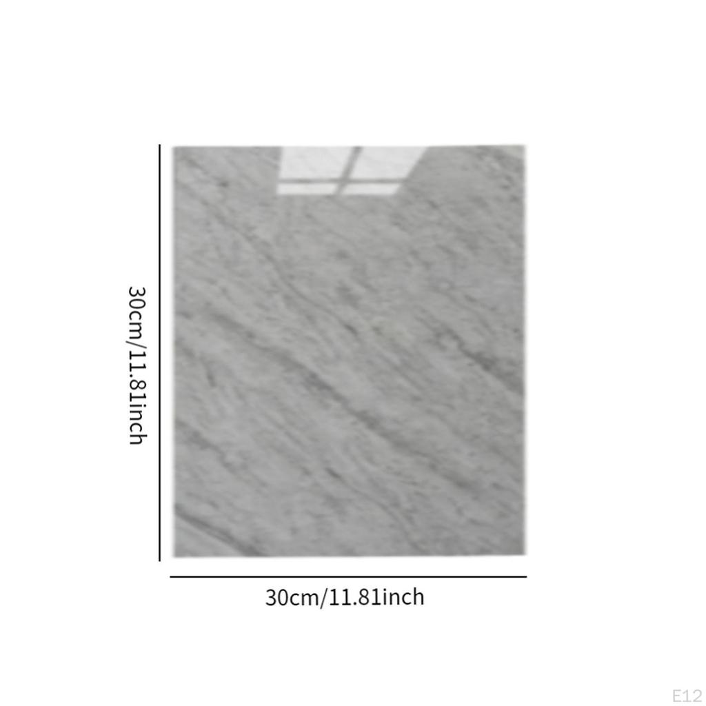 Backsplash Wall Tile Sticker Imitation Marble PVC Modern Panel Wallpaper for