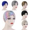 Crinkled Solid Color Indian Summer Turban Headscarf