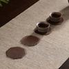 Heat Insulation Vine Woven Coaster Bamboo Cup Mat Natural Rattan Coaster  Tea Accessories