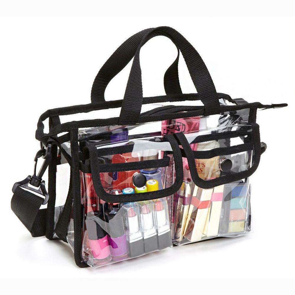 Organizer Cosmetic Pouch Women Shoulder Bag Makeup Pouch Storage Toiletry Bag PVC Cosmetic Bag