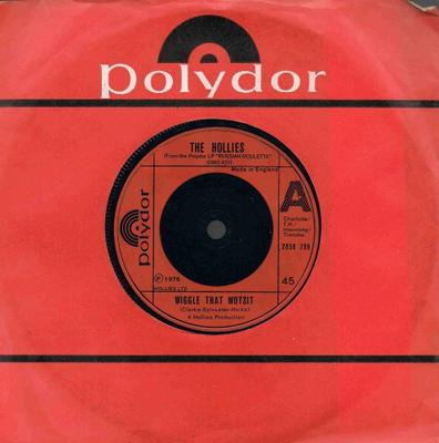7-дюймовая пластинка HOLLIES - Wiggle That Wotsit 2058799 Polydor 1976 UK Соул/Фанк Б/У