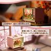 Rolife 3D Деревянная Музыкальная Шкатулка «Мечта о Сакуре» с Электрическим Механизмом, Световыми Эффектами и Интерьерной Композицией, Сделай Сам, Музыкальное Время, Образовательная, Идеально подходит для Сборки в Японском Стиле