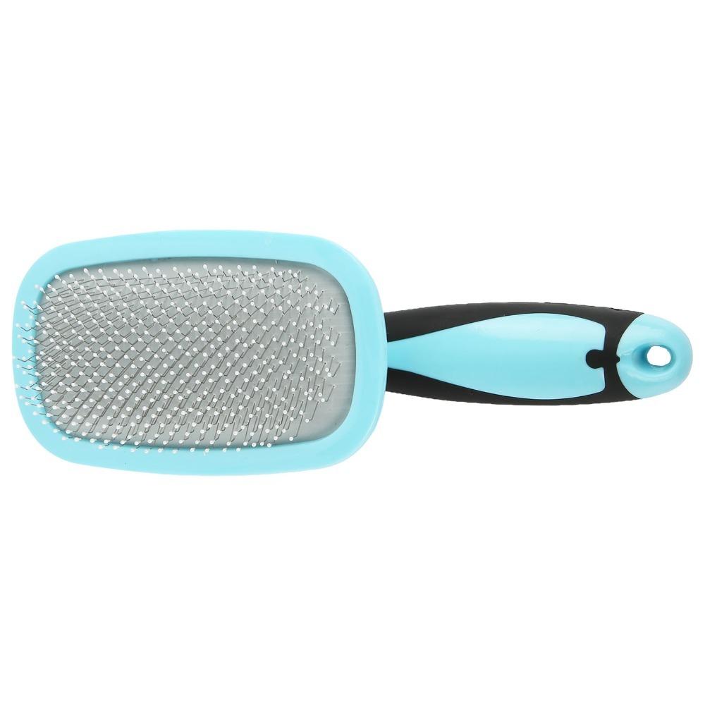 Stainless Steel Needle Pet Grooming Brush 360° Rotatable Pet Care Tool for Cats Dogs Hair Removal