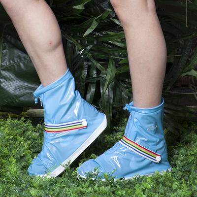 Водонепроницаемый чехол для обуви большого размера, противоскользящий износостойкий утолщенный средний трубчатый чехол для обуви из ПВХ для улицы