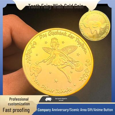 Европейская монета Зубной феи для детей - Замена, Подарок и Украшение на Хэллоуин