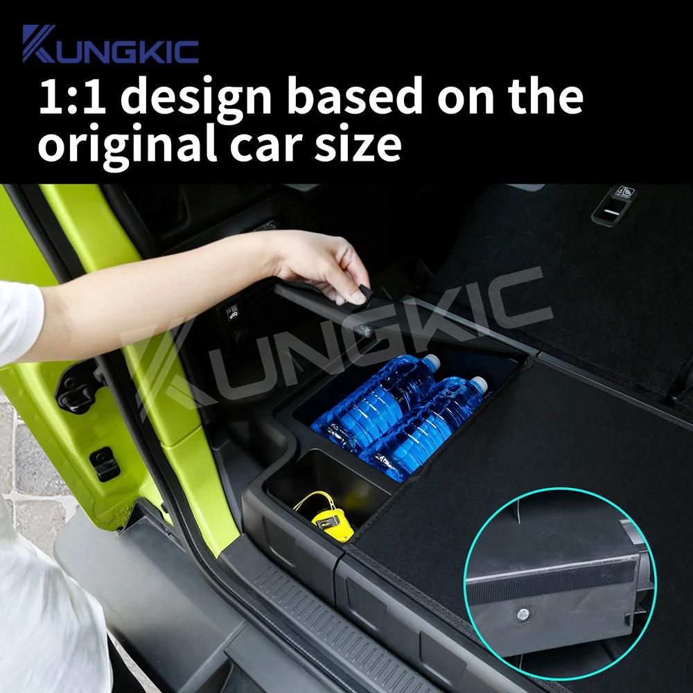 Suzuki Jimny JC74W JC74 5-Door 2023-2025 Car Trunk Storage Box with Lid – Interior Organizer