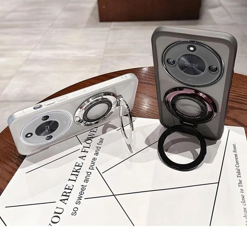 Для Realme 12 Pro Magsafe Magnetic Stand Holder силиконовый чехол для Oppo Realme 12 11 10 Pro Plus Lite Clear Transparent Cover