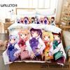 3D Print Anime Is the Order a Rabbit Bedding Set Single Twin Full Queen King Size Bed Set Adult Kid Bedroom Duvet Cover Sets