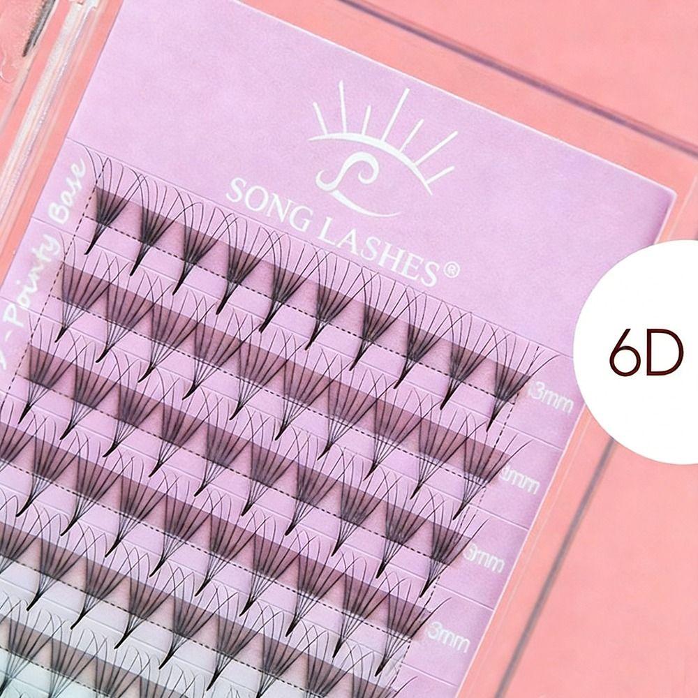 Sharp Thin Artificial Eyelashes 6D Volume Eyelash Extension False Eyelashes Makeup Artists