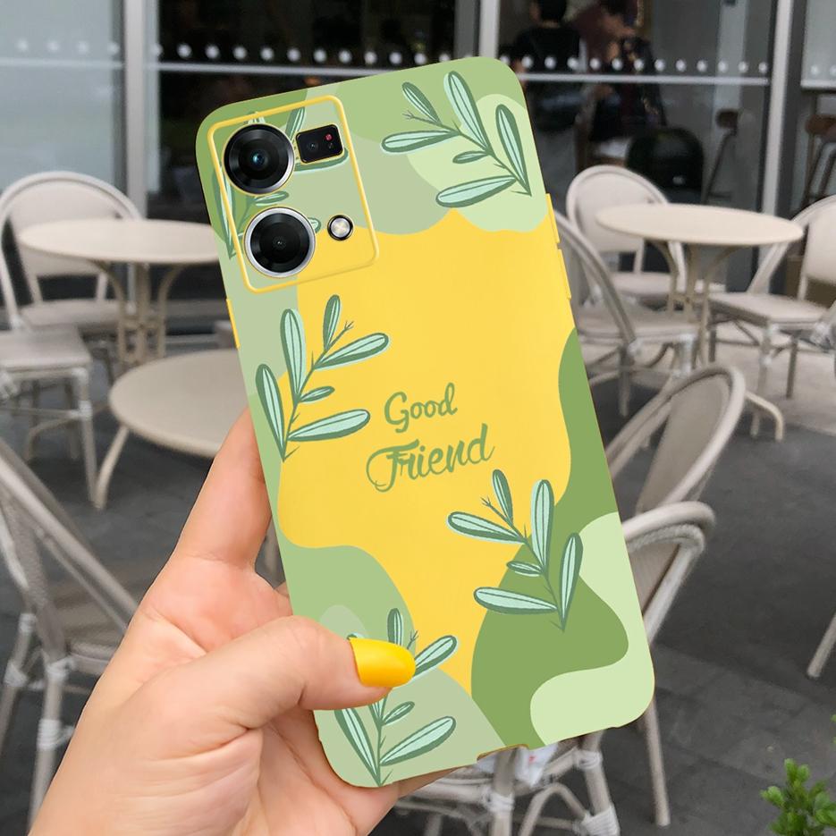 Чехол для Oppo Reno7 4G CPH2363 Oppo F21 Pro 2022 Красивый Чехол с Рисунком Мягкий ТПУ Чехол для Телефона Для Oppo Reno 7 F21 Pro Задняя Крышка