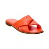 Ferragamo Alrai Leather Sandal Orange