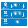 Solar Motion Sensor Wall Light Energy-Saving Rechargeable Solar Lamp Waterproof Clip-On Outdoor Lamp for Garden Patio Pathway