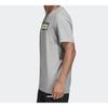 adidas Футболки Мужские Серые С Круглым Вырезом Умеренный Прямой Крой DV3051