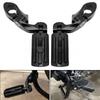 Suitable for Harley Davidson Motorcycle Bumper Rest Pedals, Aluminum Alloy Plated Modified Accessories, Rear Pedal Bracket