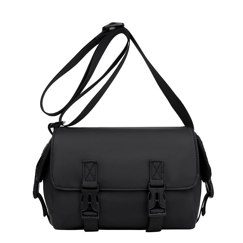Large Capacity Stylish Black Messenger Bag For Men And Women Perfect For Travel And Fitness