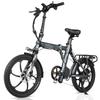 CMACEWHEEL EM20 Folding Electric Bike, 350W, 36V 12Ah, Hydraulic Disc Brakes, 20" CST Tires, IP65 Waterproof