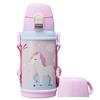 Doshisha Kids' 2-Way Water Bottle, 600ml, Unicorn Pink