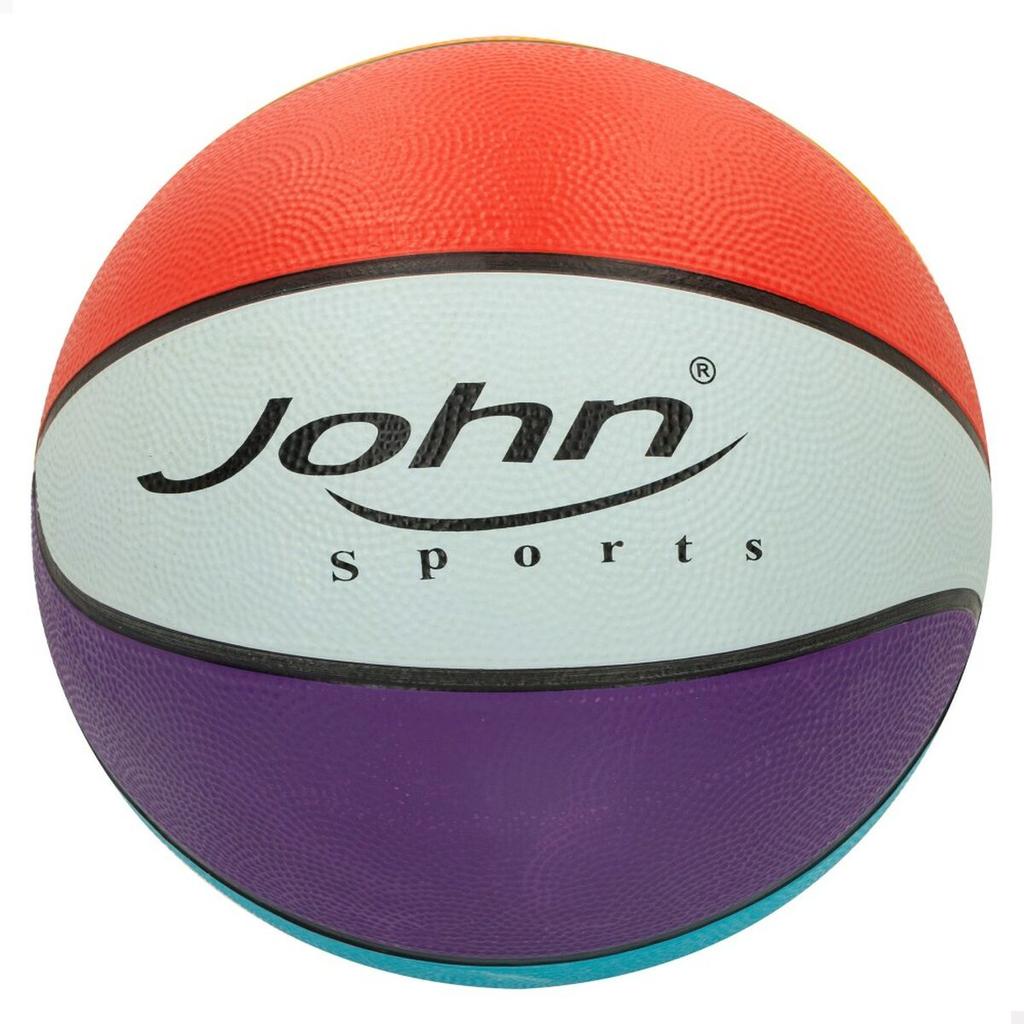 Basketball Ball John Sports Rainbow 7 Ø 24 Cm 12 Units