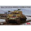 Ryefield Models Korean War Army M4A3 76W HVSS Sherman Medium Tank Plastic Model Kit RFM5049 1/35 U.S.