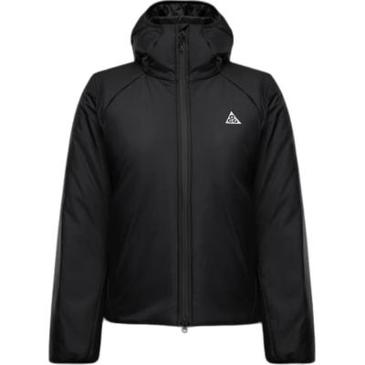 Куртка Therma-FIT ACG Rope De Dope для активного отдыха, повседневная, на молнии, с капюшоном, женские куртки, цвет черный, горный-белый FV7336-010