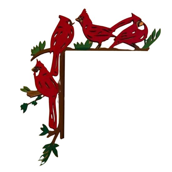 Hand Painted Door Corner Decoration Hummingbird Flower Leaves Starfish Silhouette Door Frame Sign Front Door Topper Sitter Wall Art Ornament