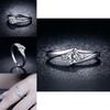 Copper Silver Plated Jewelry Ring For Women Fashion Hand Accessory For Gift