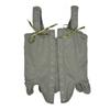 Women French Vintage Lace Up Corset Bustier Top Solid Color Boned Waist Shaping Camisole Vest
