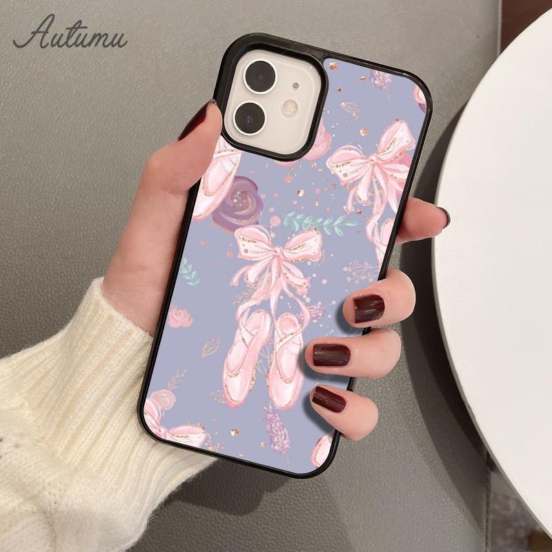 Балерина Балетные Туфли Танцующая Девушка Чехол для Телефона для iPhone 17 Air 15 16 16e 11 12 13 14 Pro Max Plus Cover coque Fundas