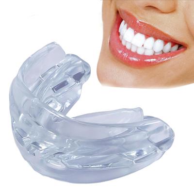 Мундштук против храпа Пищевой силикон Многоразовый Мужской Женский Универсальный Снижающий храп Капа Защита для рта Спортивная защита зубов Протектор