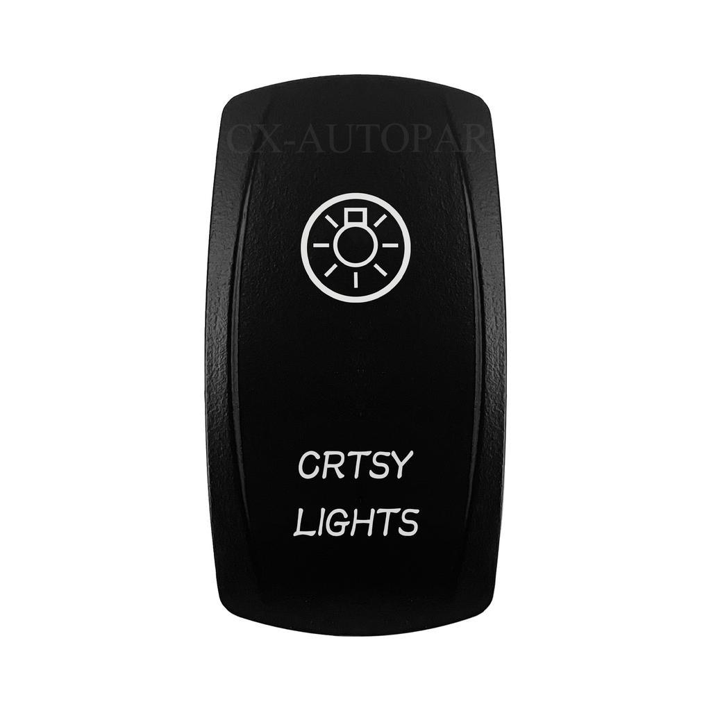 Laser-Engravable Rocker Switch Cap (No Body) - Switch Actuator Cover Replacement for 12V 24V Car Boat ATV Carling ARB Narva