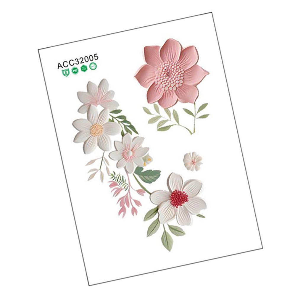 Элегантный цветок выключатель света наклейка водонепроницаемая наклейка для гостиной спальни ванной комнаты красивые цветы украшение дома