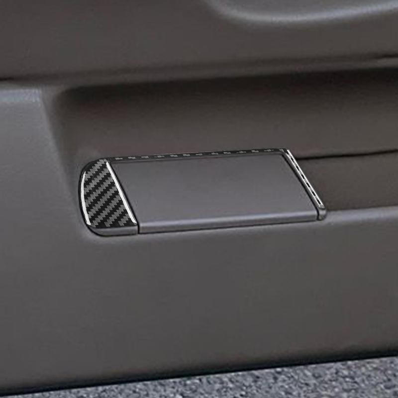 Real Carbon Fiber Car Accessories Driver Door Storage Frame Trim Cover Soft Sticker For BMW E36 3 Series/M3 1994 1995 1996