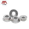 AOZHAN 304 Stainless Steel A2-70 Hex Flange Nut