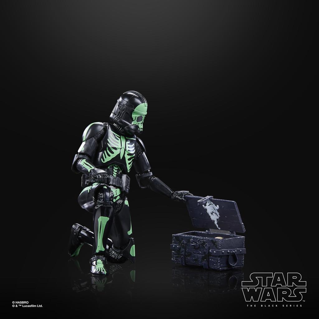 Hasbro Star Wars STAR WARS Black Series Clone Trooper Collection Размер фигурки праздничная тема возраст F5608 подлинный продукт (Хэллоуин издание)