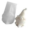 Christmas Theme Candle Silicone Mold Dwarf Silicone Mould Heat Resistant For Candle Soap Christmas Decoration
