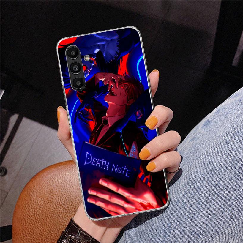 N-Note D-Death Yagami Light Phone Case For Samsung Galaxy A17 A16 A15 A14 A13 A57 A56 A55 A54 A53 A37 A36 A35 A34 A33 A26 A25 A2