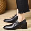 Fashion 2024 Women's New Square Toe Comfortable Spring and Autumn Lace-up Mid-Heel Oxford Shoes Fashionable Solid Color Low-top Shoes