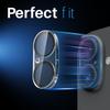 NORTHJO For iPhone 16/16 Plus Black Circles Camera Lens Protector Tempered Glass HD Clear 3D Full Coverage