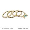 Комплект колец Weiya Luxury Zircon Flower: Ювелирные изделия на годовщину помолвки в европейском и американском стиле