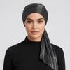 Soft Muslim Headscarf Hat Elastic Cotton Lady's Muslim Hijab Fashion Turbantes Caps  Muslim Hijabi