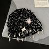 Handmade Beaded Butterfly Fringed Hollow Woven Headgear Women'S Summer Ethnic Style Design Sense Knitted Pullover Hat