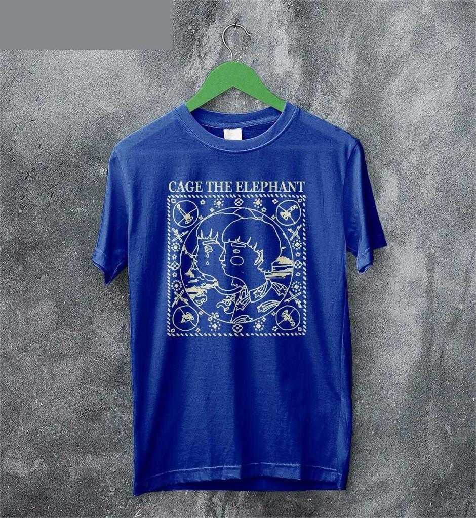 Rare Cage the Elephant Short Sleeve T-Shirt Men and Women All Size VP088