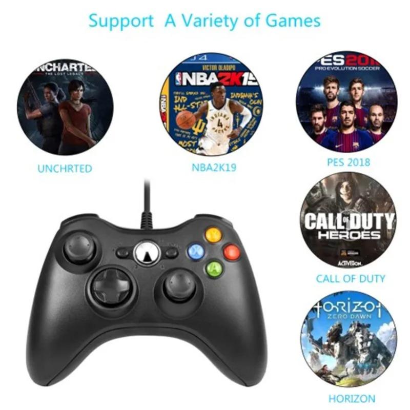 Проводной USB-геймпад для Xbox 360 / Slim Контроллер для Windows 7/8/10 Microsoft PC Контроллер Поддержка игр Steam