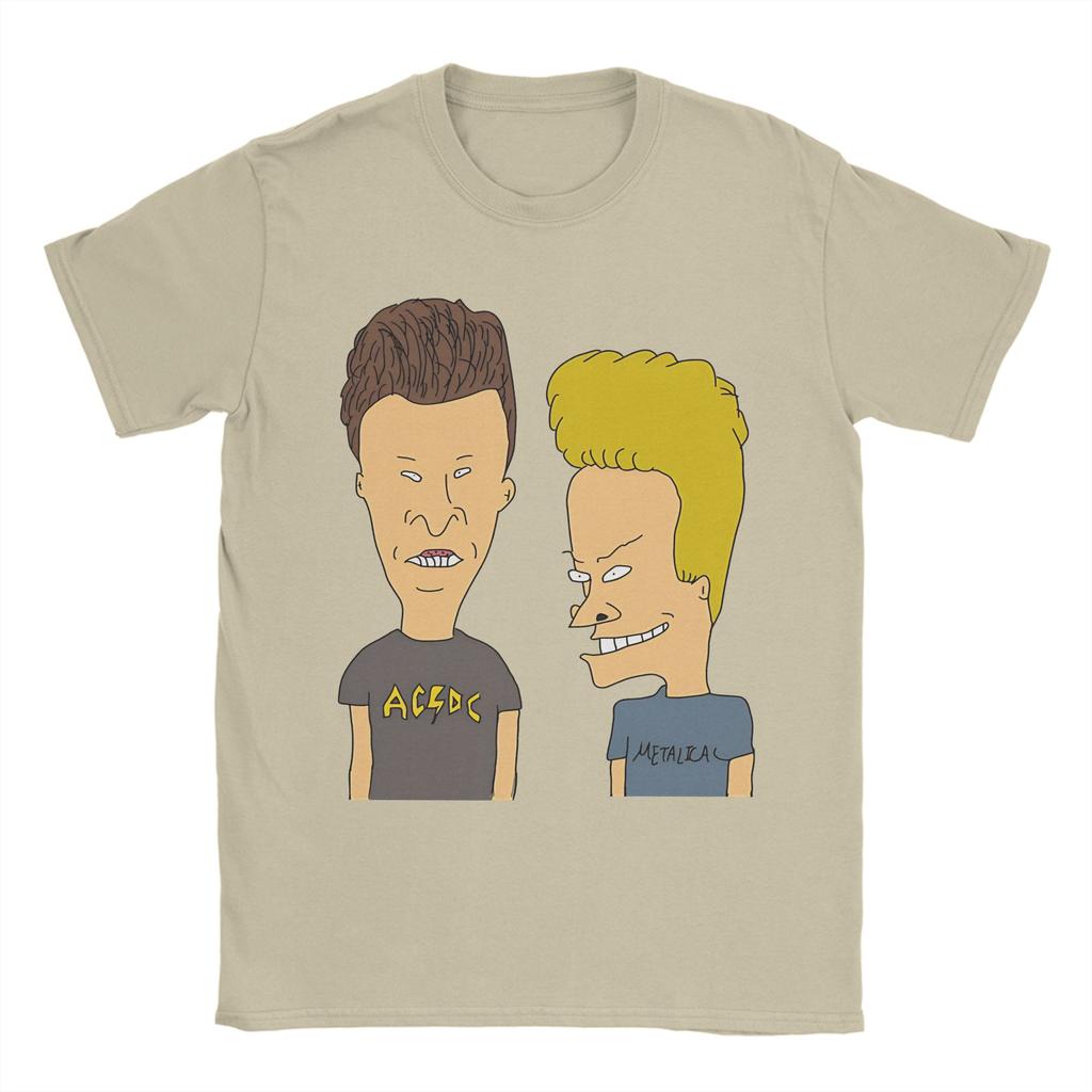 Beavis and Butthead Premium TShirts for Men Women Funny Cotton Tee Shirt O Neck Short Sleeve T Shirt Printed Clothing