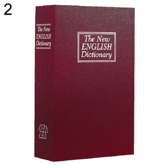 Креативный книжный сейф с замком, ключ для книги, сейф для отвлечения внимания, секретный скрытый тайник для безопасности