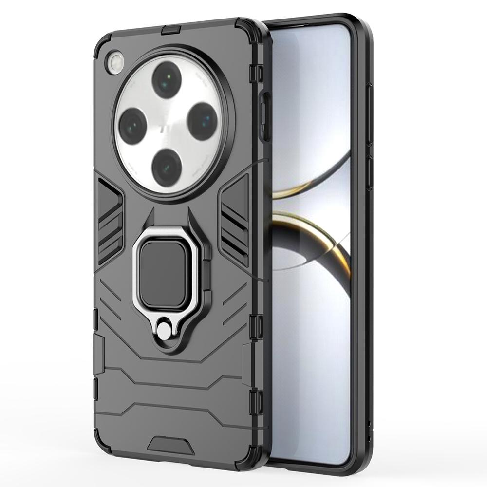 For Oppo Find X8 Pro 5G Case PC+TPU Protective Phone Cover with Ring Kickstand