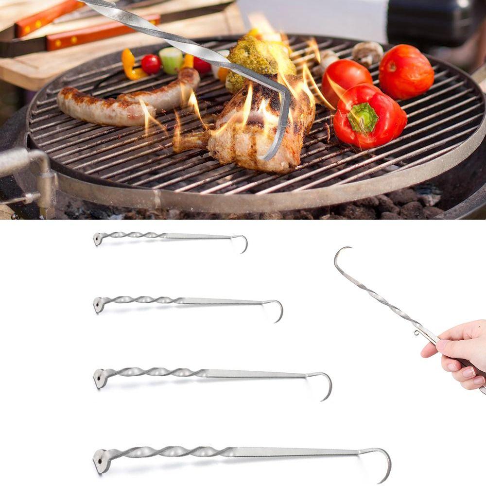 Grill Accessories BBQ Food Flipper Cooking BBQ Grill Creativity Barbecue Turners Hooks